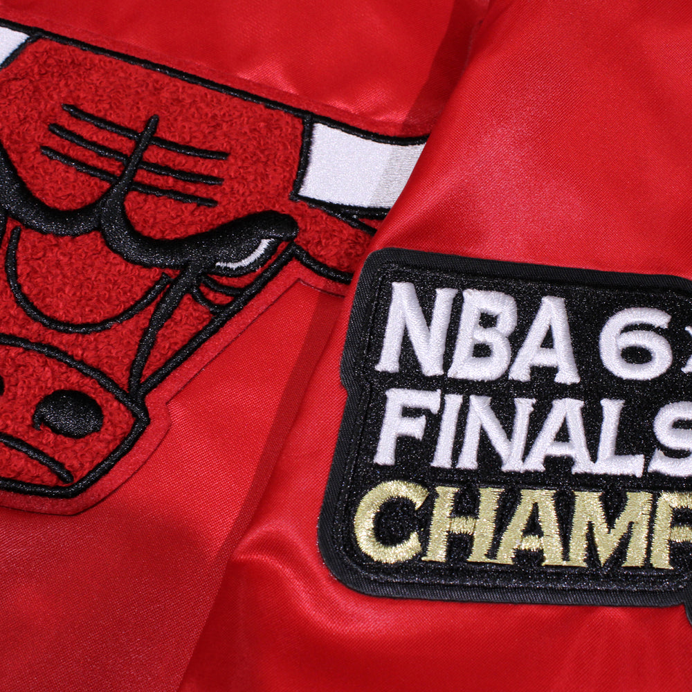 
                  
                    Men's Pro Standard Chicago Bulls Classic Rib Satin Jacket - Red/Black
                  
                