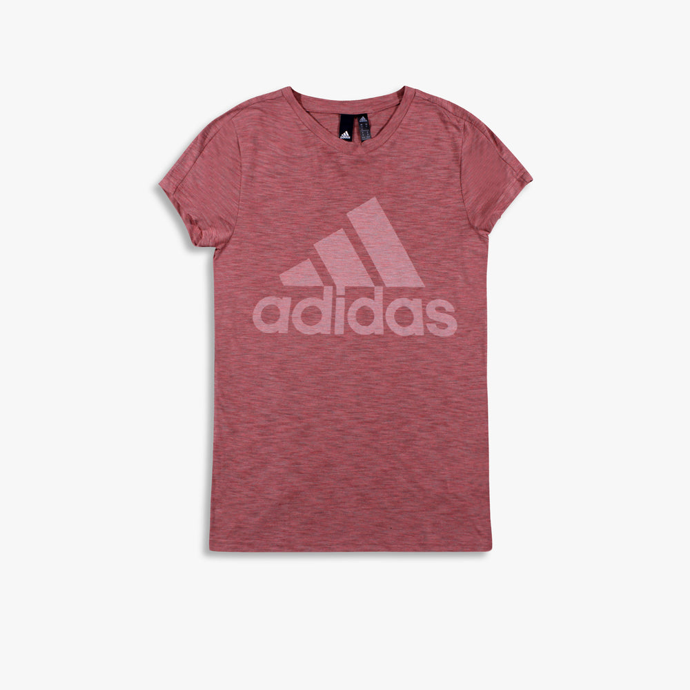 Women's Adidas Winners Tee 'Hazy Rose Melange'