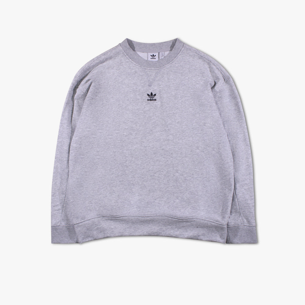 Women's Adidas Grey Sweatshirt - Light Grey Heather