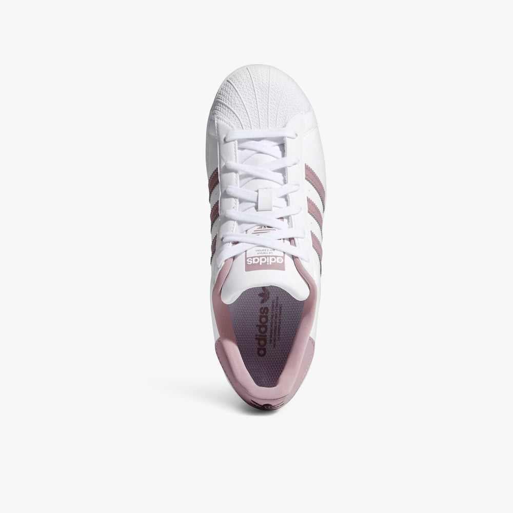 adidas gazelle silver green womens Women's Adidas Superstar 'White Magic Mauve'
