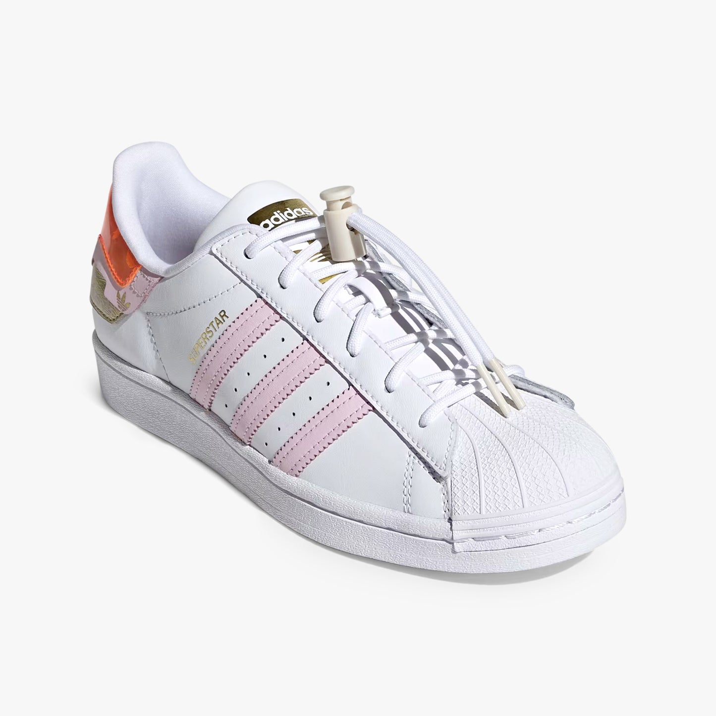 
                  
                    Women's Adidas Superstar - White/Pink
                  
                