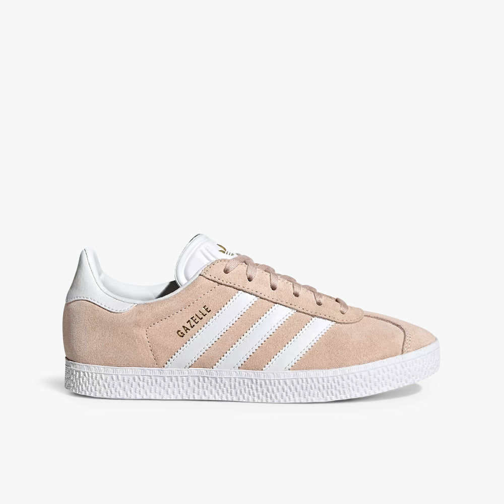 Gradeschool Adidas Gazelle J 'Pink Tint White'