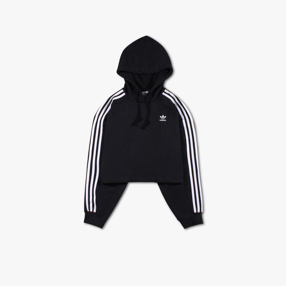 Women's Adidas Short Hoodie - Black