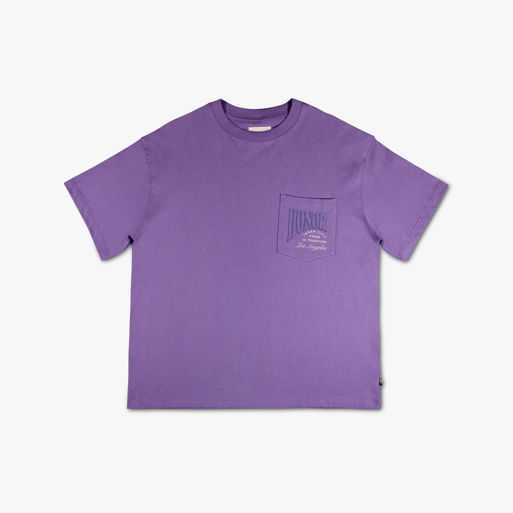 Men's Honor The Gift Cigar Label Tee - Purple