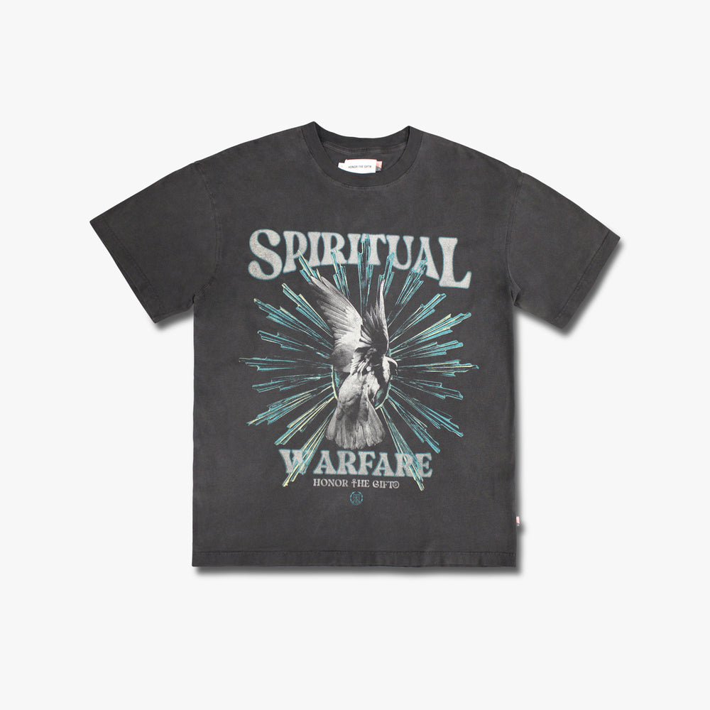 Men's Honor The Gift Spiritual Conflict SS Tee - Black