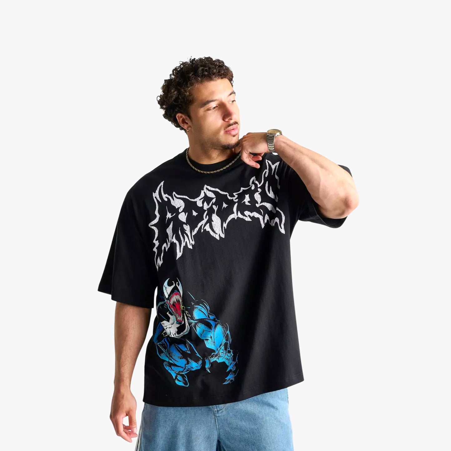 
                  
                    Men's Adidas Marvel VENOM T-Shirt - 'Black'
                  
                