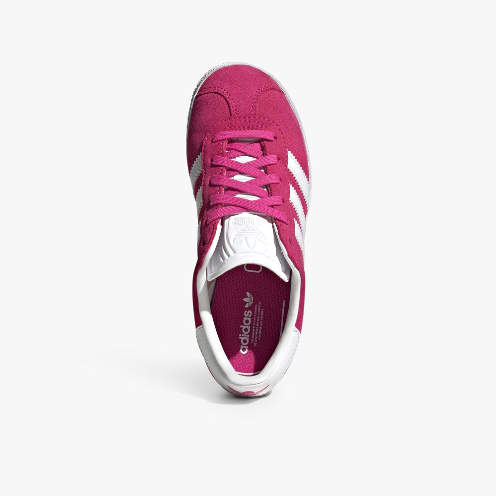 Preschool Adidas Gazelle C 'Fuchsia Cloud White'