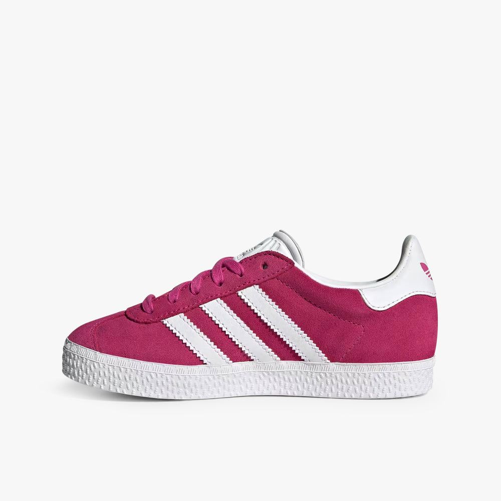 Preschool Adidas Gazelle C 'Fuchsia Cloud White'