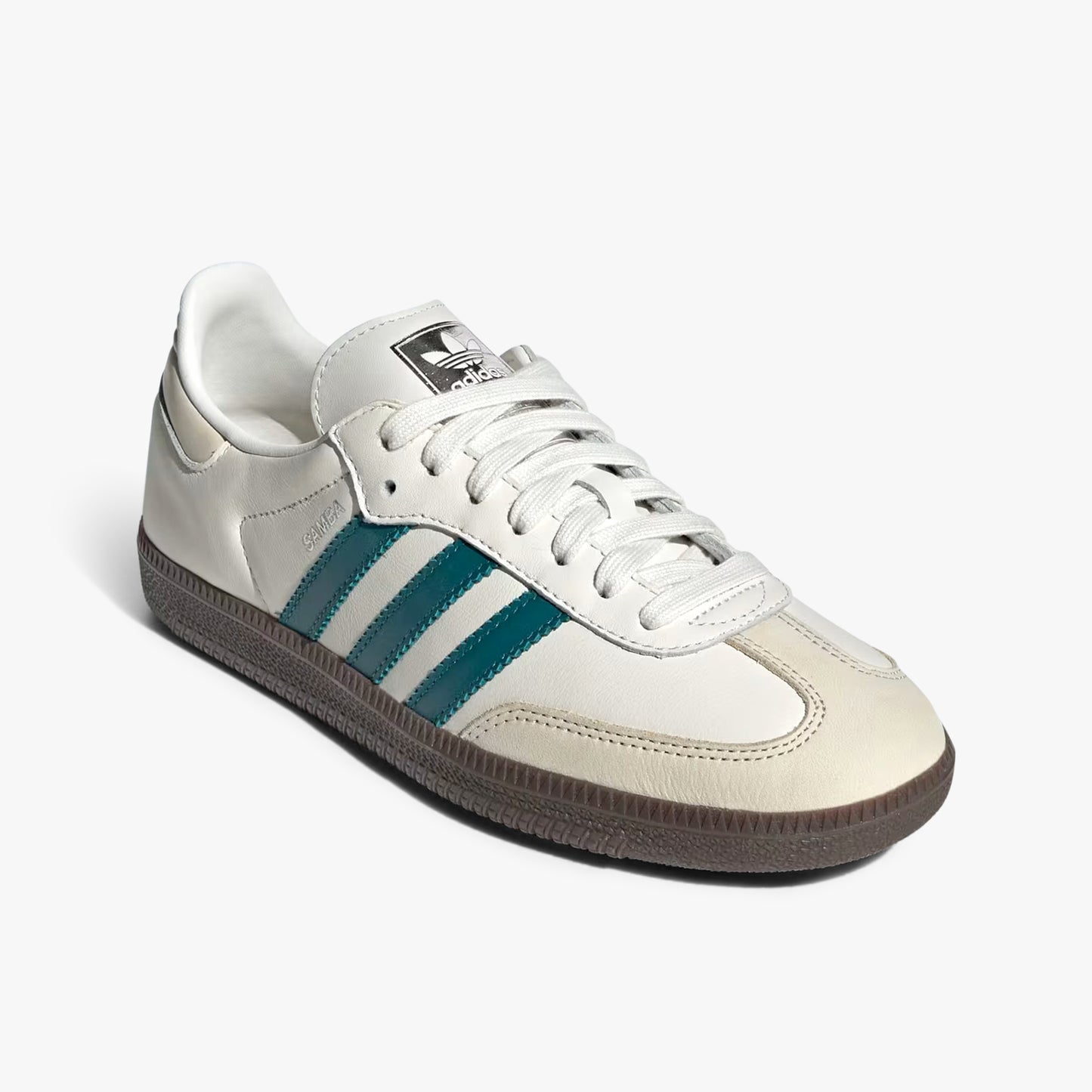 Women's Adidas Samba OG - Cloud White Legacy Teal Women's Adidas Samba OG - Cloud White Legacy Teal