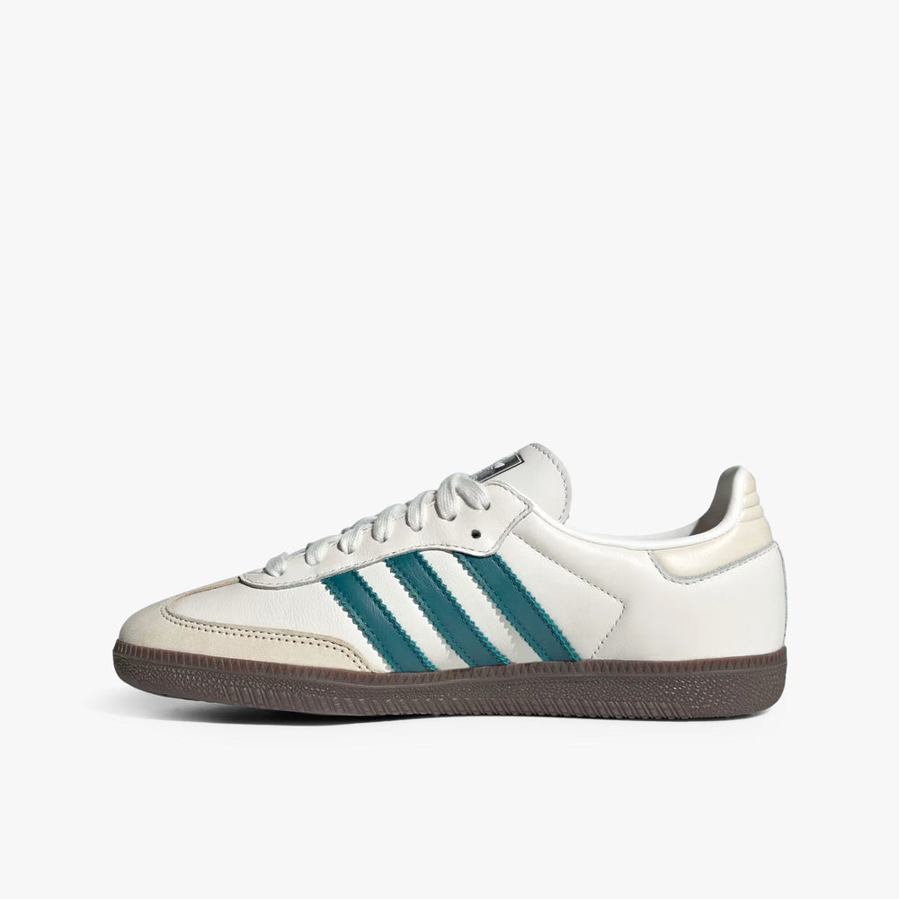 adidas gazelle silver green womens Adidas Skateboarding Samba ADV Skate Shoe - White/Green/Gum