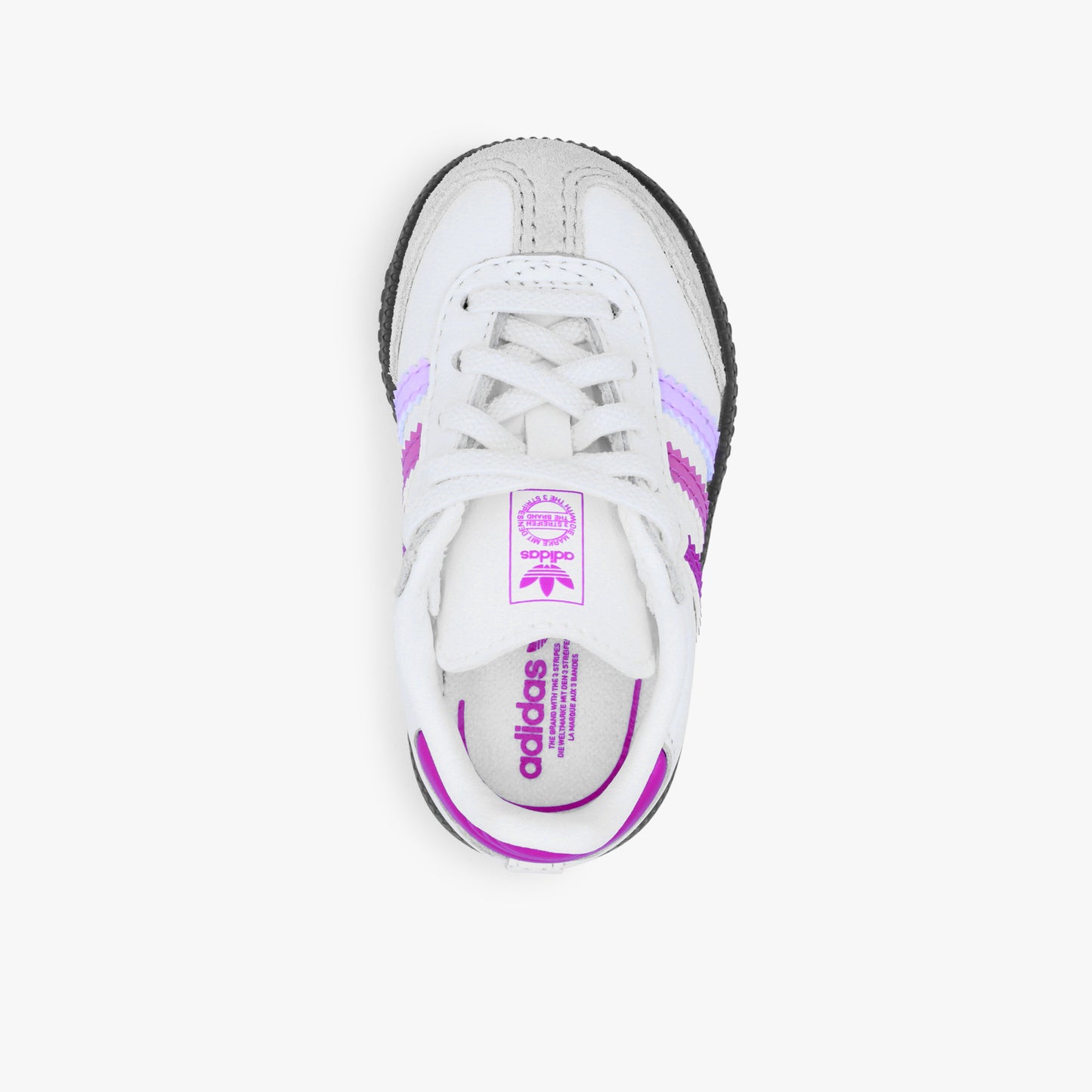 
                  
                    Toddler's Adidas Samba OG EL I - White/Purple/Pink
                  
                