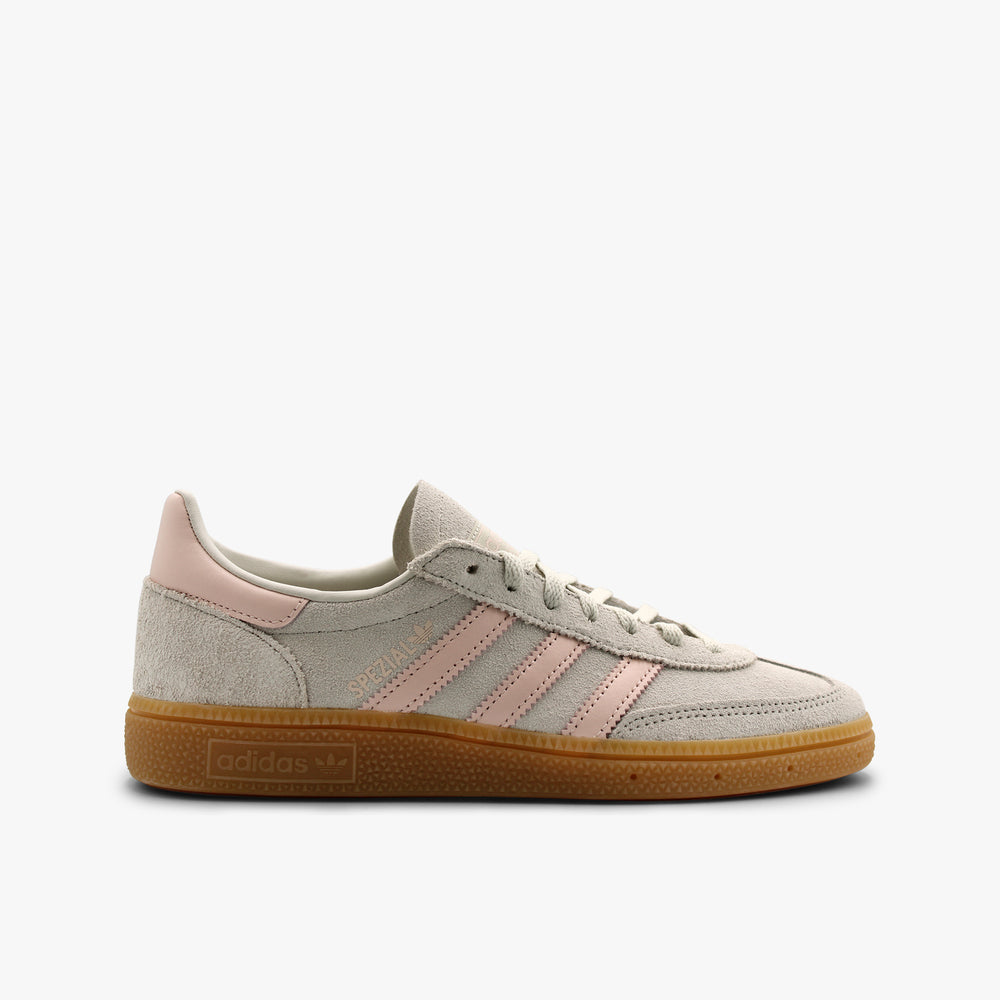 Women's Adidas Handball Spezial - Light Grey/Pink