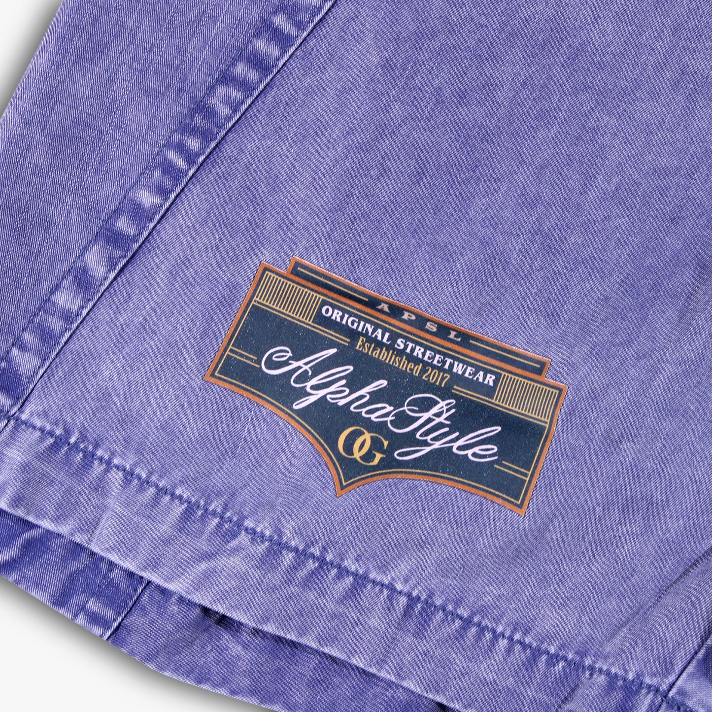 
                  
                    Men's AlphaStyle Peter Garment Dyed Shorts - Blue
                  
                