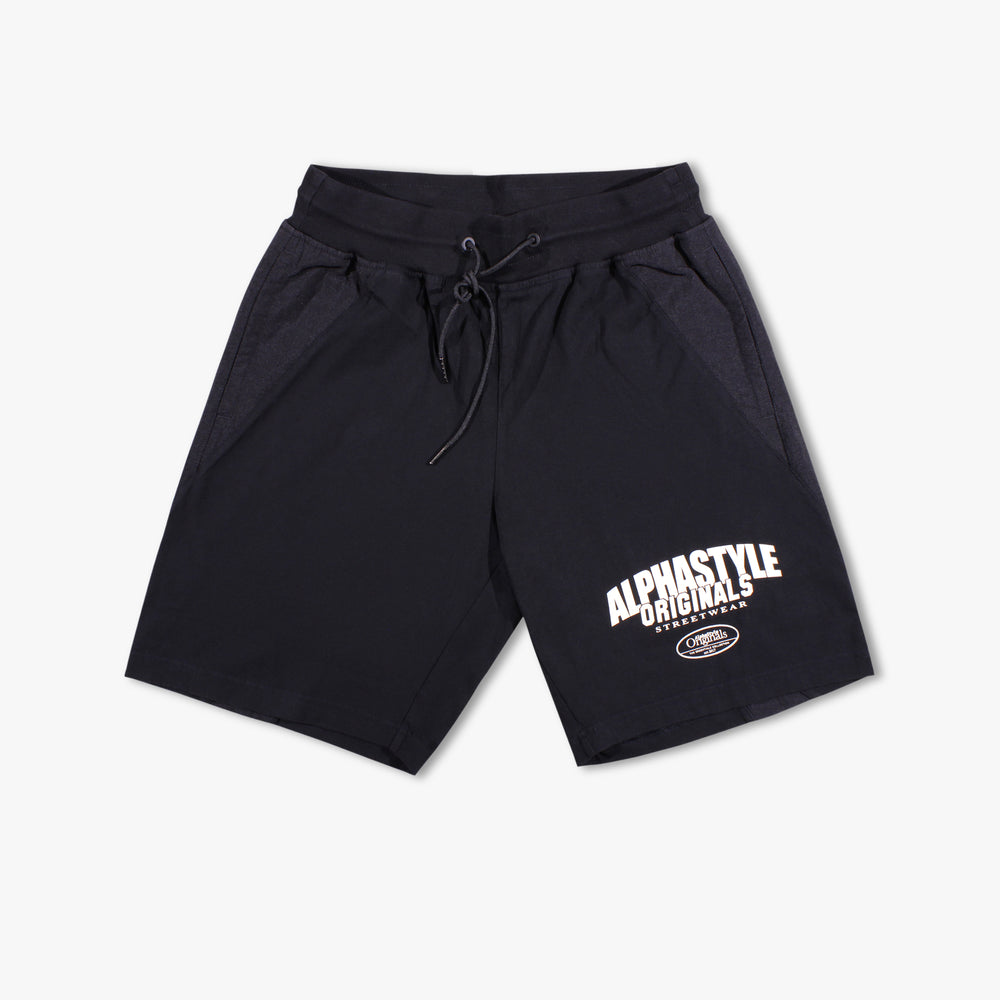 Men's AlphaStyle Nelson Training Shorts - Black