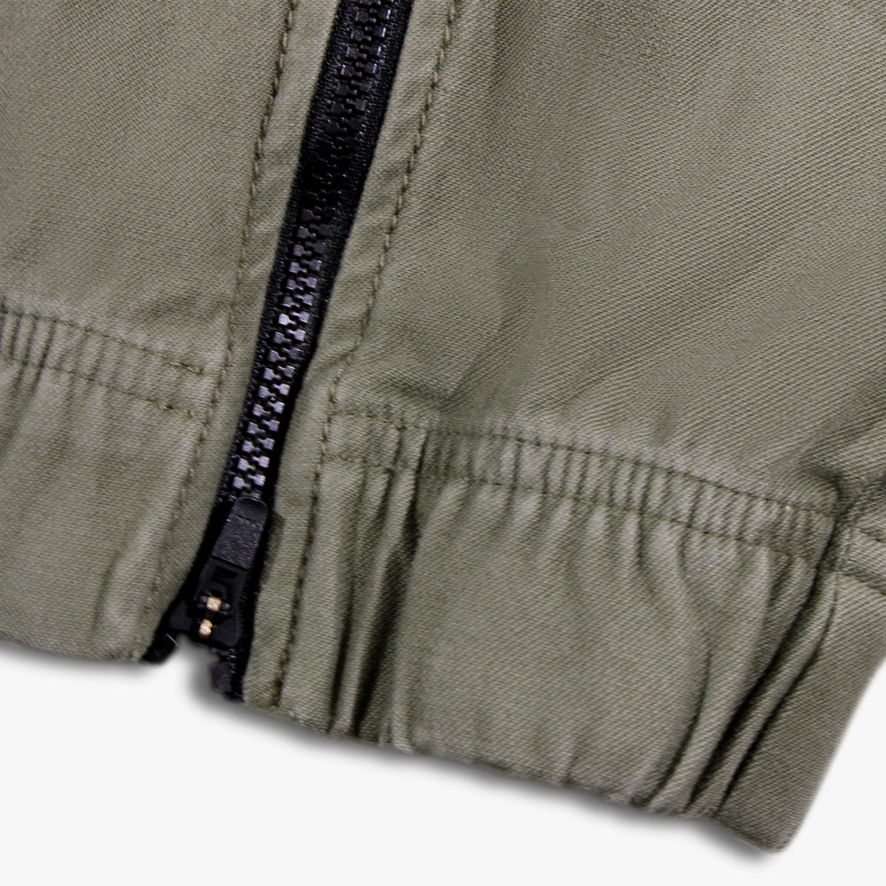 
                  
                    Unisex AlphaStyle Perry Zip Joggers - Dark Olive
                  
                
