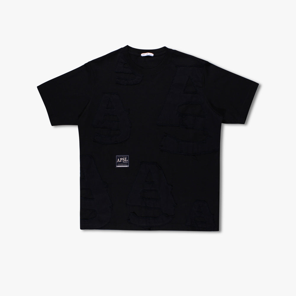 Unisex AlphaStyle Nokomis Scrabble Tee - Black