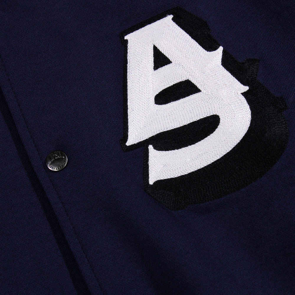 
                  
                    Unisex AlphaStyle Ritch Logo Baseball Jacket - Navy
                  
                