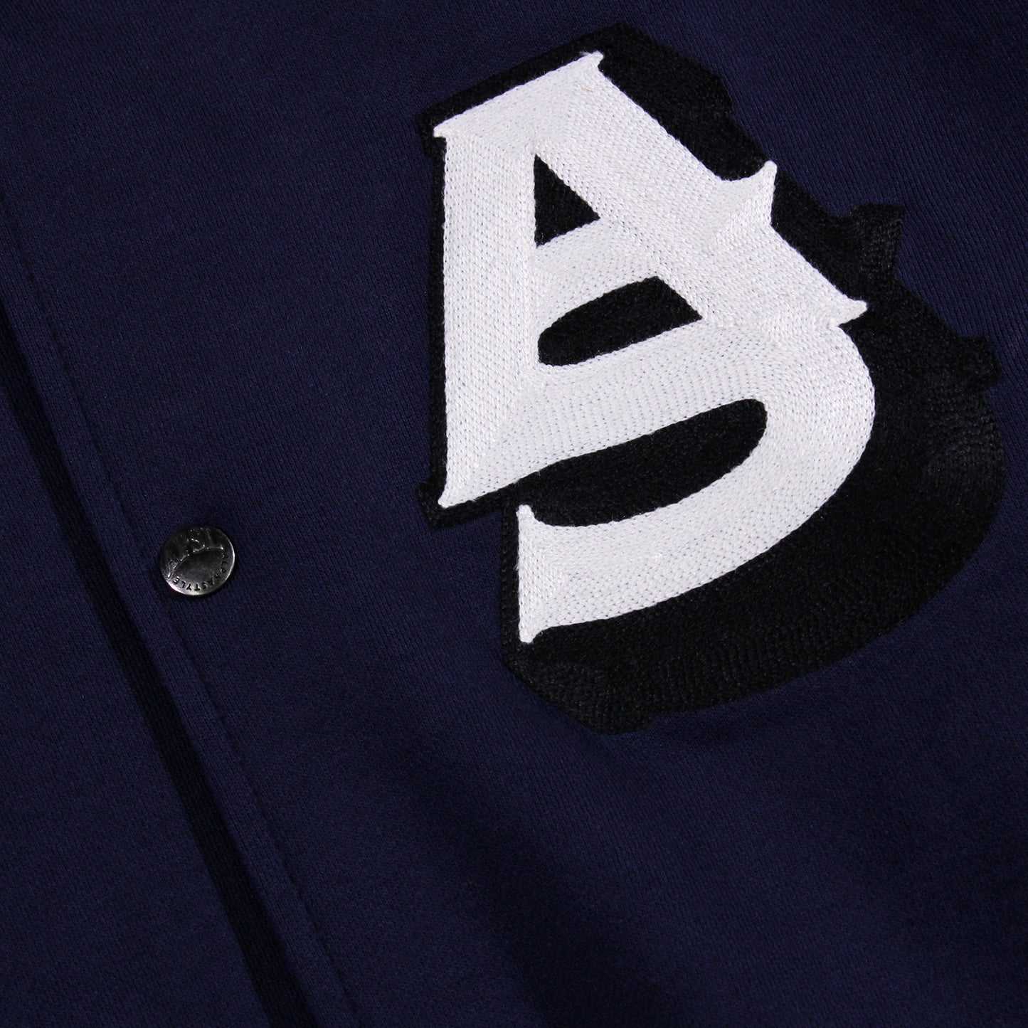
                  
                    Unisex AlphaStyle Ritch Logo Baseball Jacket - Navy
                  
                