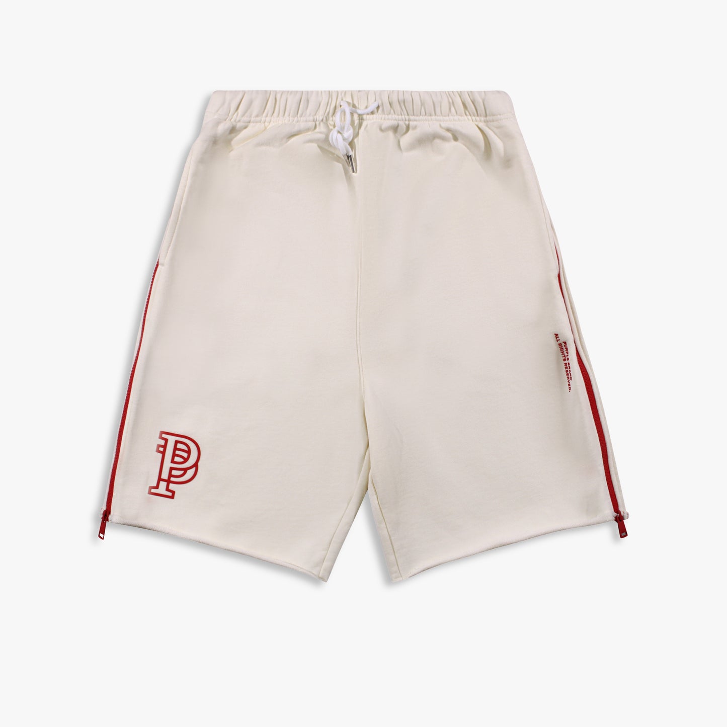 
                  
                    Men's PURPLE Glyph Sweatshorts - Off White
                  
                