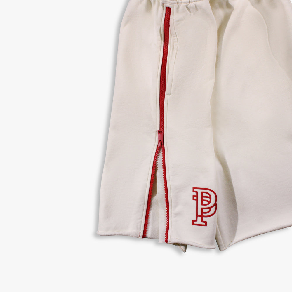
                  
                    Men's PURPLE Glyph Sweatshorts - Off White
                  
                