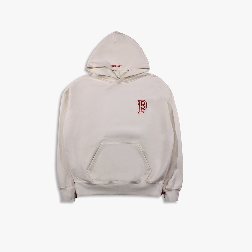 Men's PURPLE MWT Fleece PO Hoodie - Off White