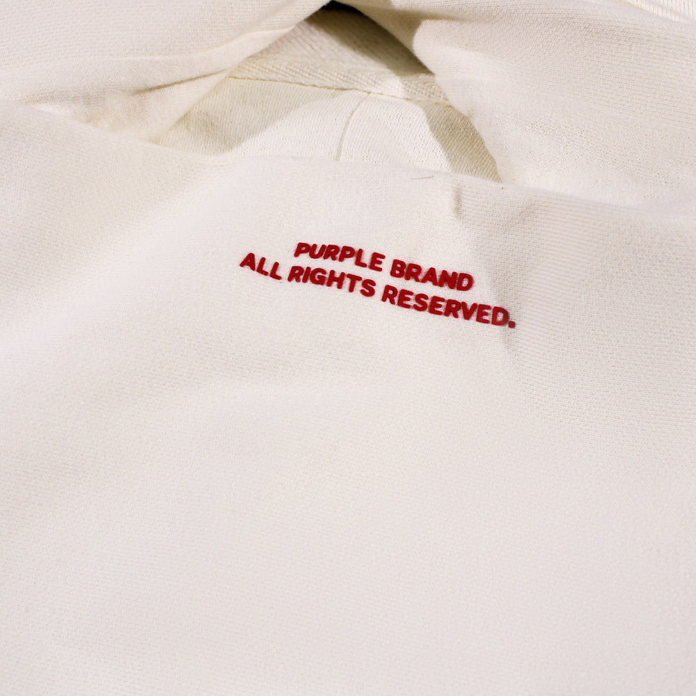 
                  
                    Men's PURPLE MWT Fleece PO Hoodie - Off White
                  
                