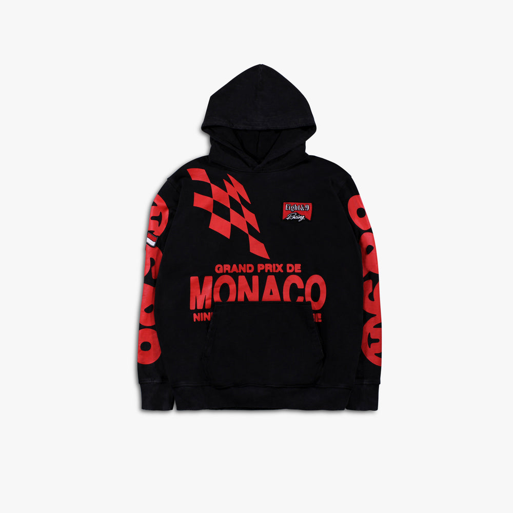 Unisex Eight & Nine Grand Prix Knock Pullover Hoodie - Black