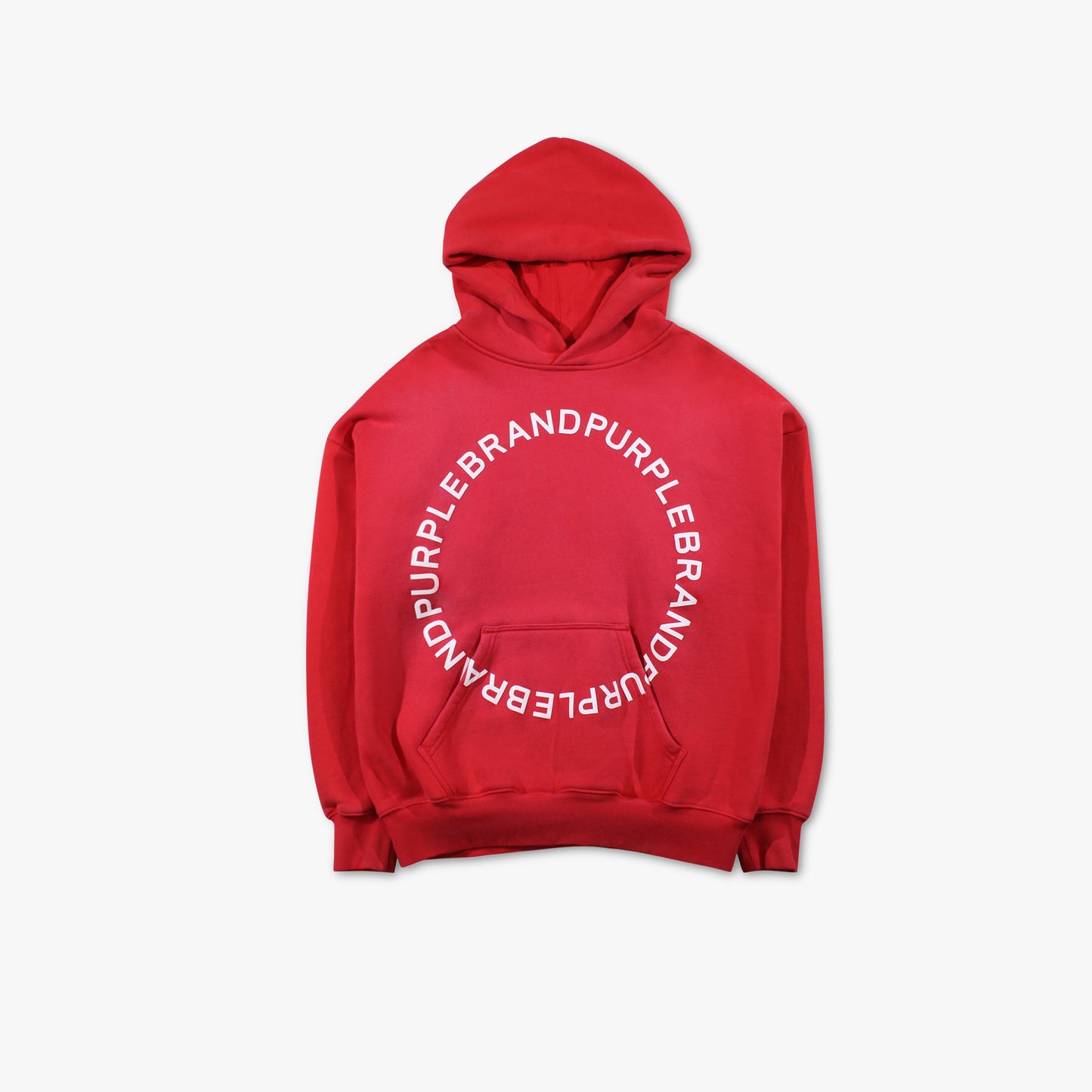 
                  
                    Men's PURPLE Circle Wordmark Hoodie - Red
                  
                
