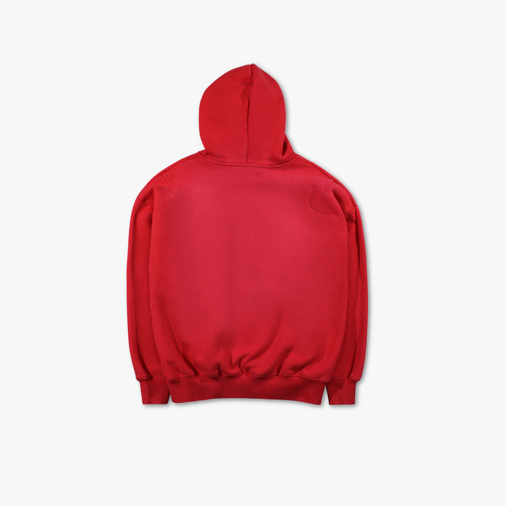 
                  
                    Men's PURPLE Circle Wordmark Hoodie - Red
                  
                