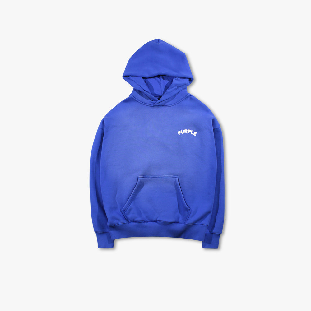 Men's PURPLE Concentric Hoodie - Blue