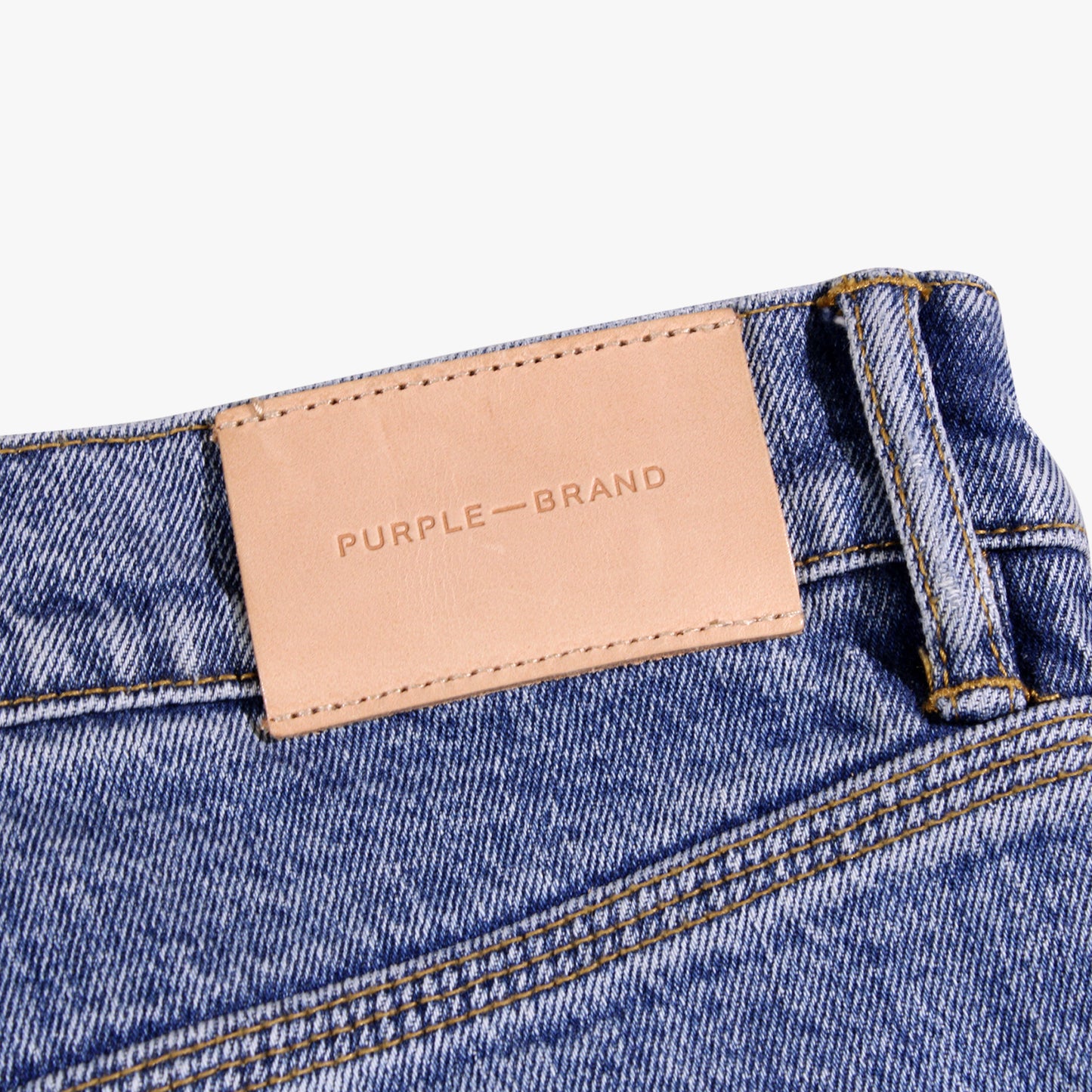 
                  
                    Men's PURPLE Brand Full Repair Flare Denim Pant - Mid Indigo
                  
                