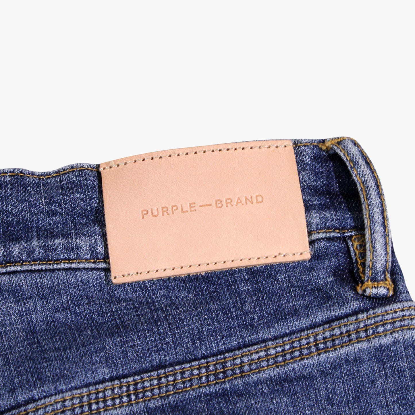 
                  
                    Men's PURPLE - Stretch Flare Denim Pant - Mid Indigo
                  
                