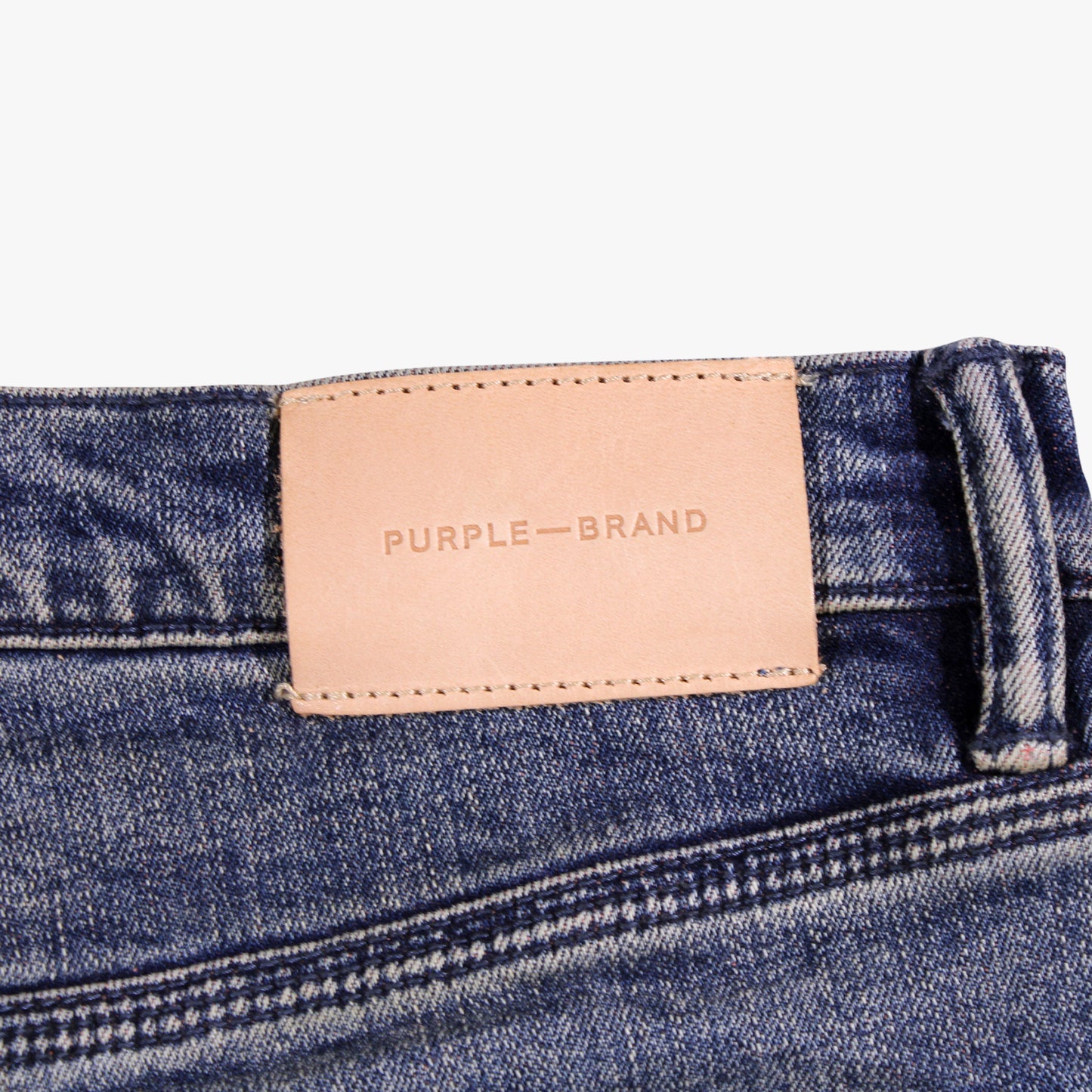 
                  
                    Men's PURPLE - Red Weft Blowout Denim Pant - Mid Indigo
                  
                