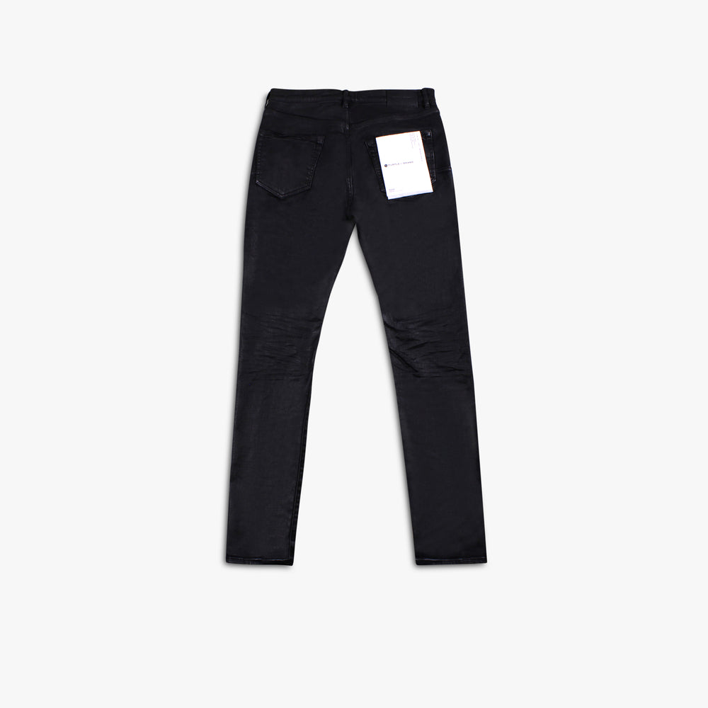 
                  
                    Men's PURPLE - Midnight Coated Denim Pant - Black
                  
                