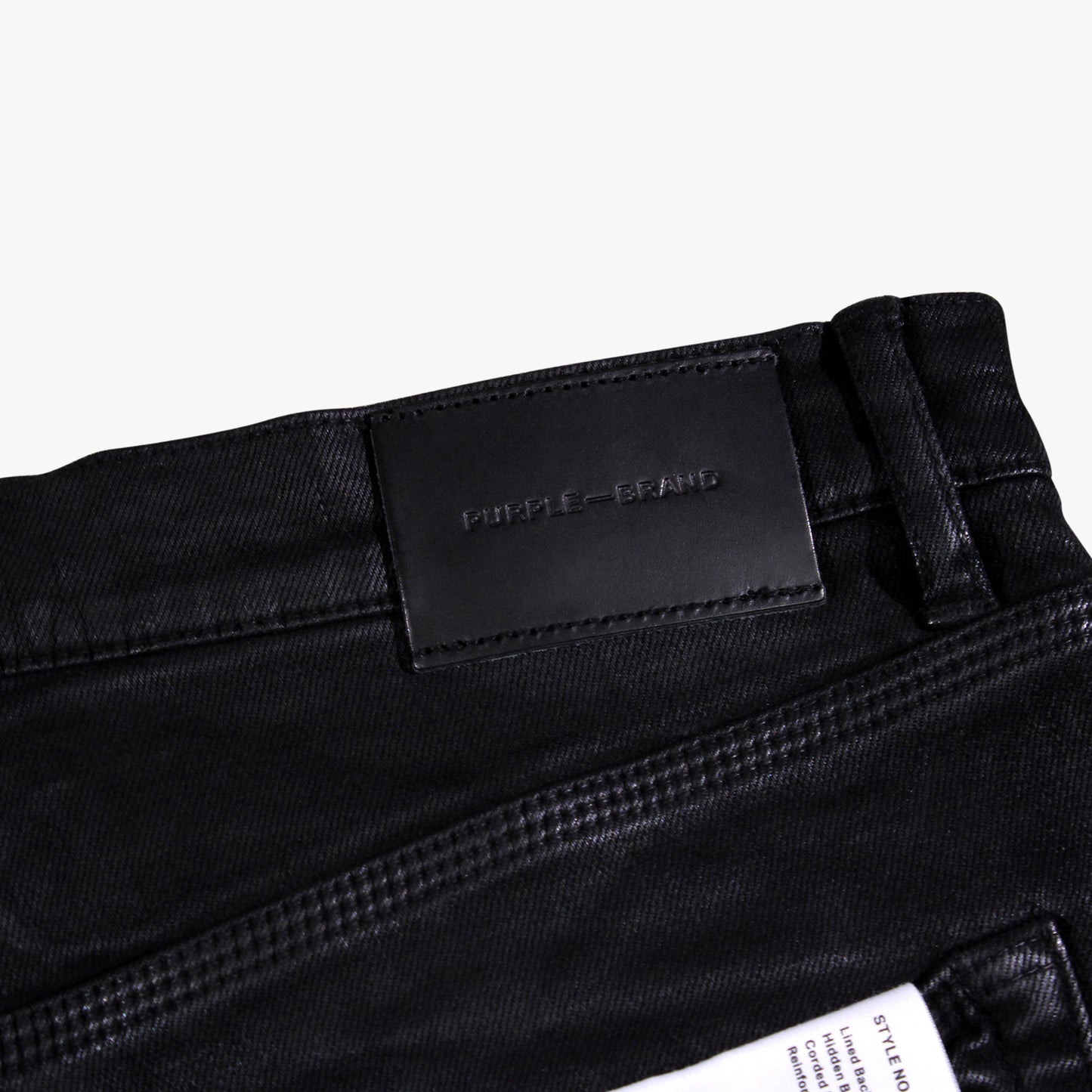 
                  
                    Men's PURPLE - Midnight Coated Denim Pant - Black
                  
                