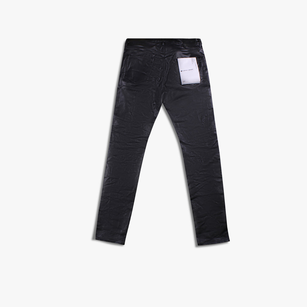 
                  
                    Men's PURPLE - Patent Film Denim Pant -  Black
                  
                