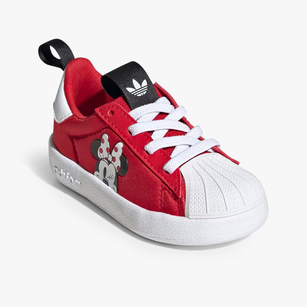 Toddlers adidas Originals Disney Minnie Mouse Adifom Superstar 360 Shoes Better Scarlet / Cloud White