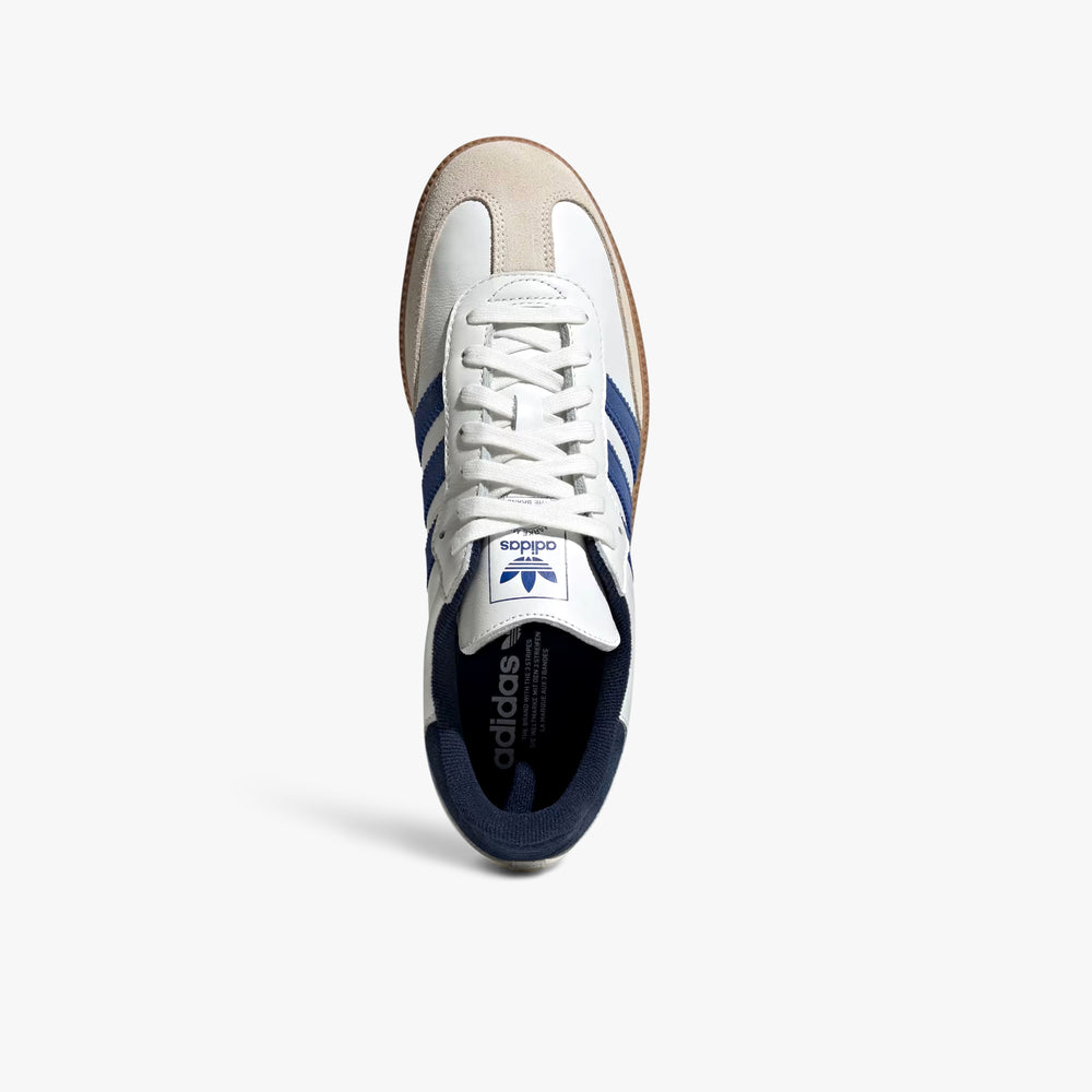 Men's adidas Samba OG Shoes - White/Royal Blue/Indigo - 12 Men's adidas Samba OG Shoes - White/Royal Blue/Indigo - 12