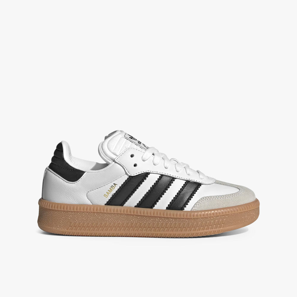 Gradeschool Adidas Samba XLG - White/Black