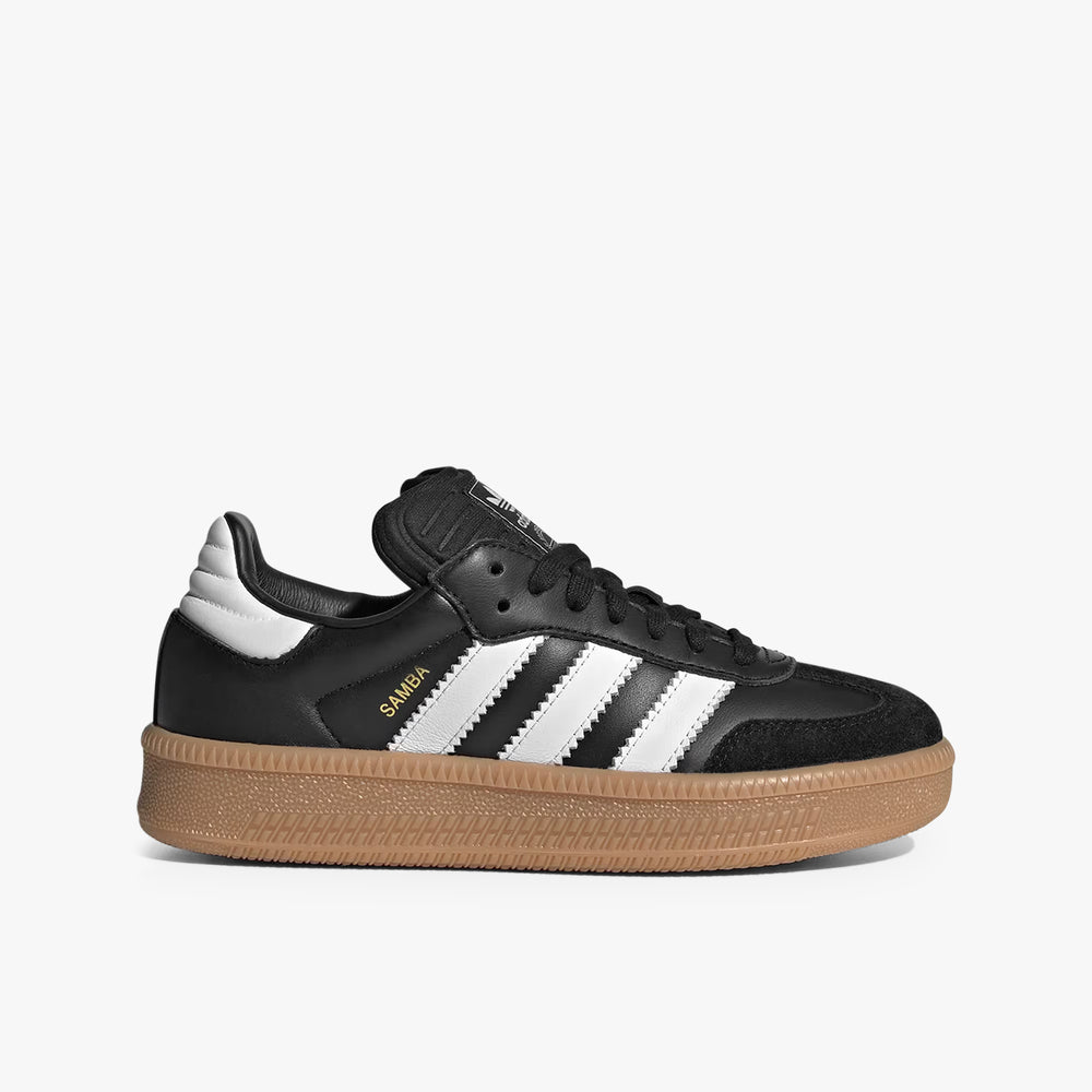 Gradeschool Adidas Samba XLG - Black/White