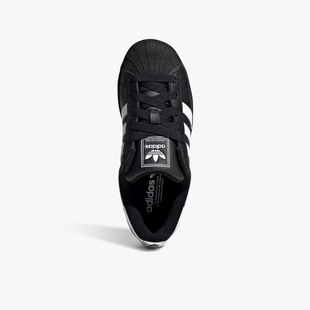 Gradeschool Adidas Superstar II - Black/White Gradeschool Adidas Superstar II - Black/White