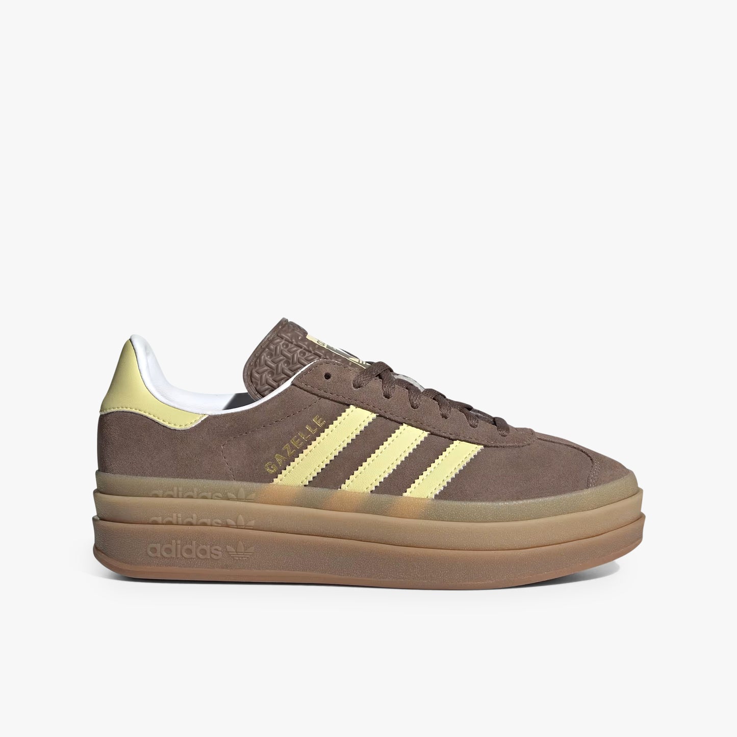 Women's Adidas Gazelle Bold - Brown/Yellow Women's Adidas Gazelle Bold - Brown/Yellow