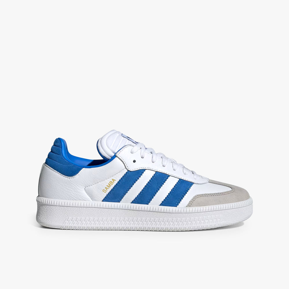 Men's Adidas Samba XLG - White/Blue Men's Adidas Samba XLG - White/Blue