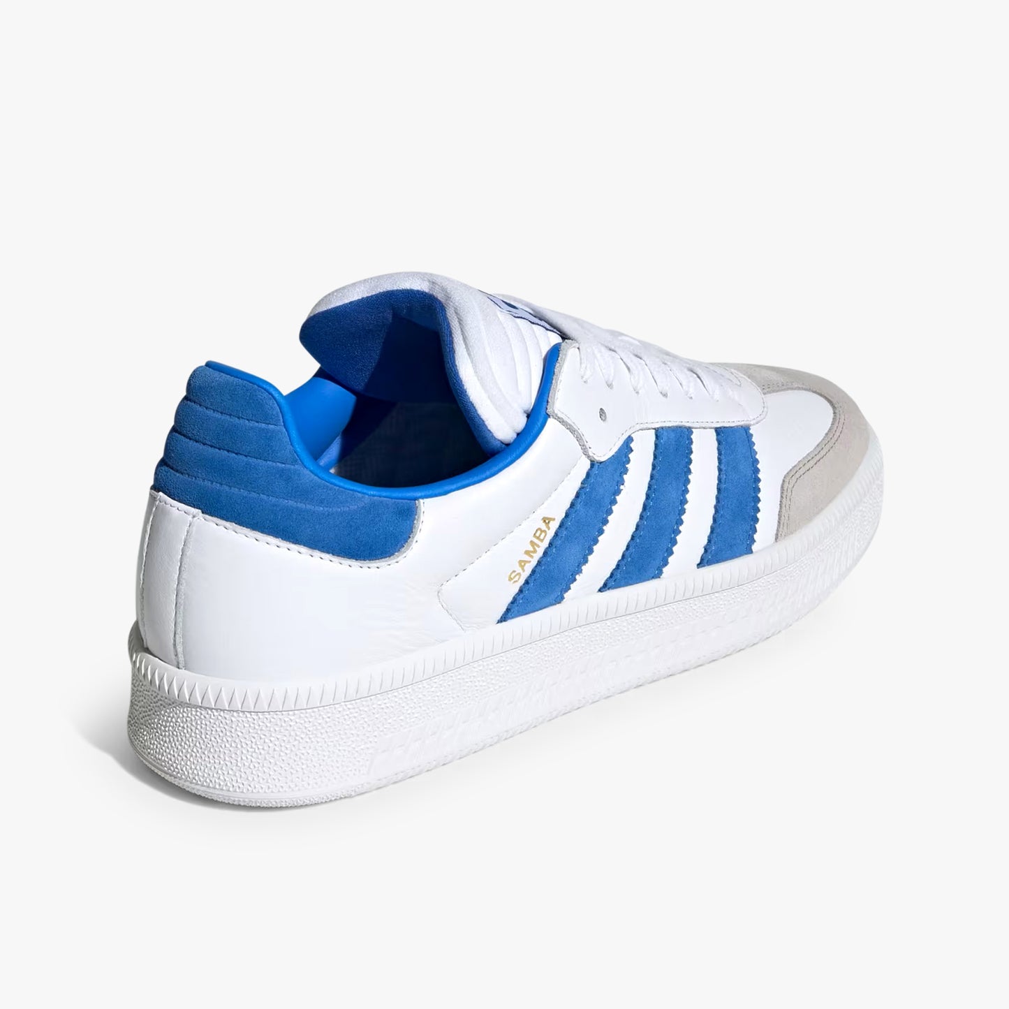 Men's Adidas Samba XLG - White/Blue Men's Adidas Samba XLG - White/Blue