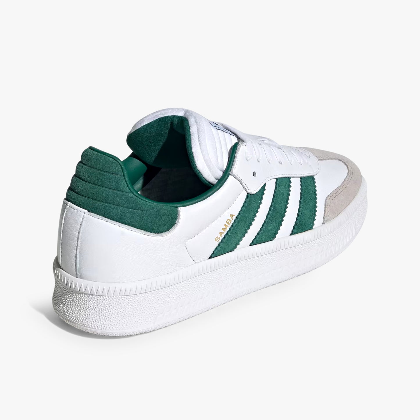 Men's Adidas Samba XLG - White/Green/Granite Men's Adidas Samba XLG - White/Green/Granite