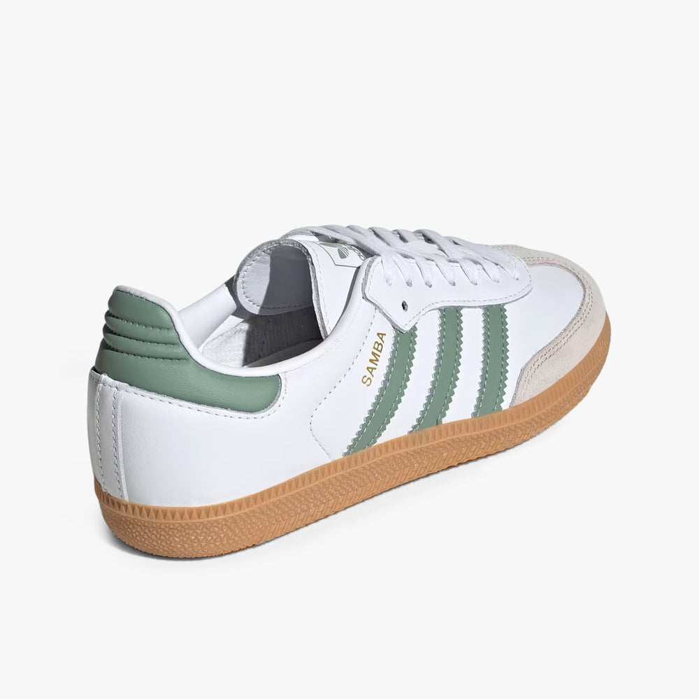 
                  
                    Gradeschool Adidas Samba OG - White/Green
                  
                