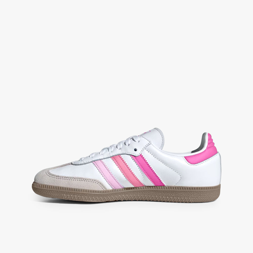 
                  
                    Preschool Adidas Samba OG - White/Pink
                  
                