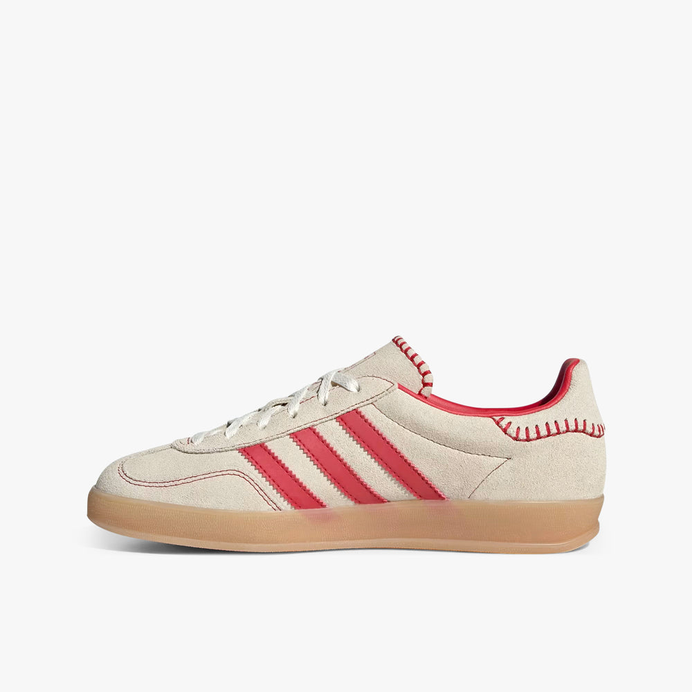 
                  
                    Women's Adidas Gazelle Indoor - Light Grey/Red
                  
                