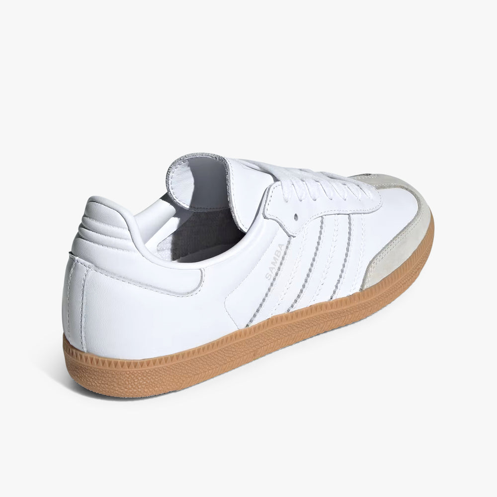 adidas Originals Samba OG Women's Ftwr White/Ftwr White/Grey One Shoes, Size: 5