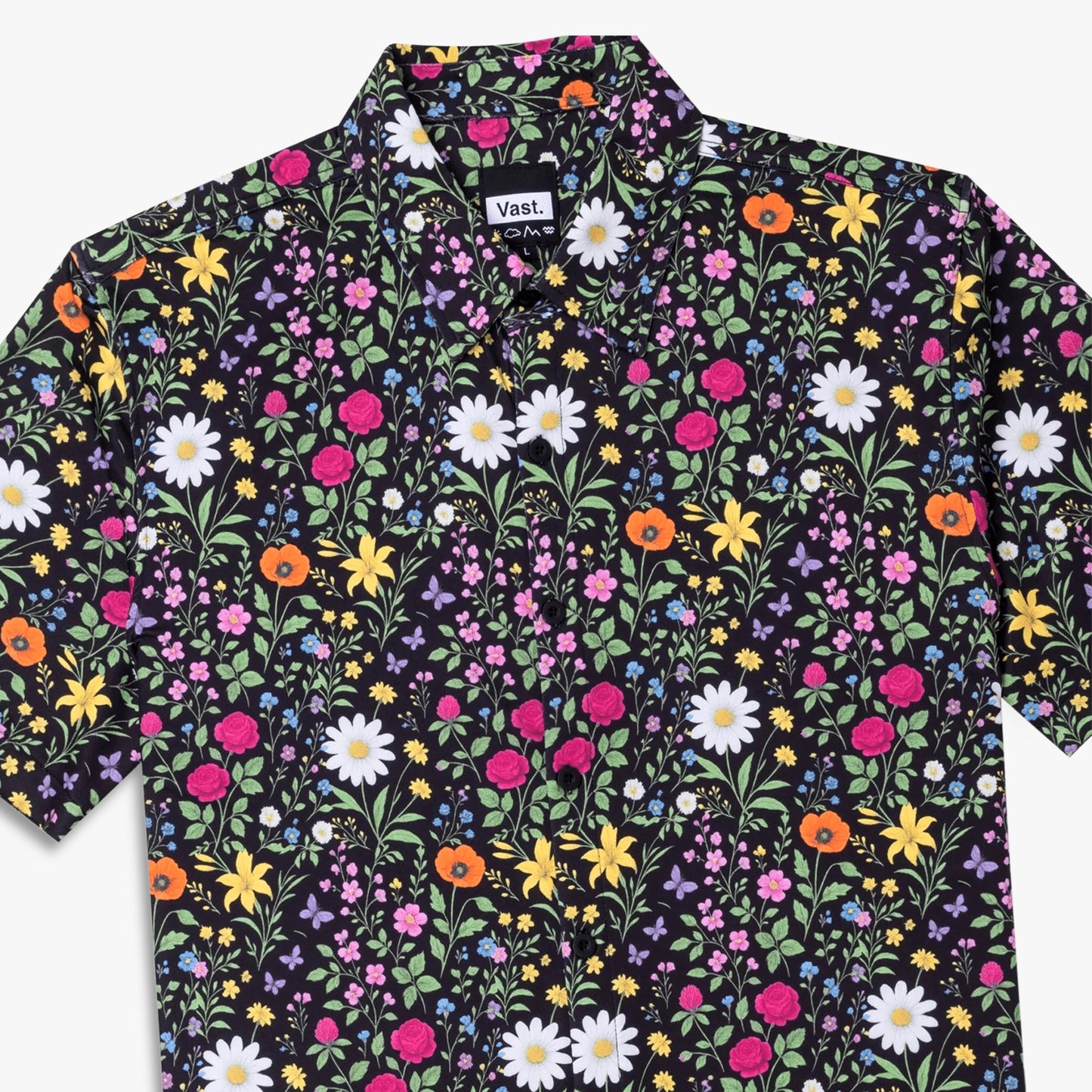 
                  
                    Men's Vast Aqua Terra Scritti Politti Tech Button Up - 'Black Multi'
                  
                